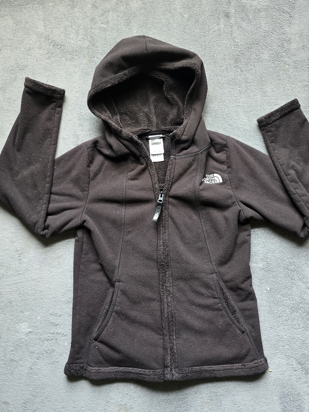 The North Face Black Zip Hoodie Fleece